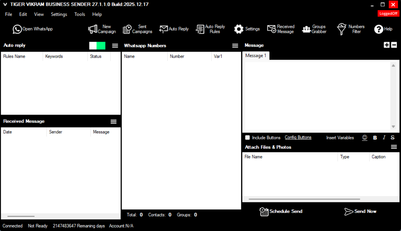 Business Sender Software v27.1 – WhatsApp Marketing & Bulk Messaging Tool - Image 2