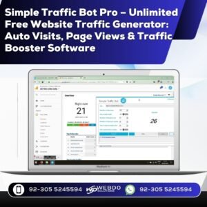 Simple Traffic Bot Pro – Unlimited Free Website Traffic Generator: Auto Visits, Page Views & Traffic Booster Software