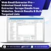 Web Email Extractor Pro – Unlimited Email Address Extractor: Scrape Emails from Websites, Search Results & Build Targeted Lists