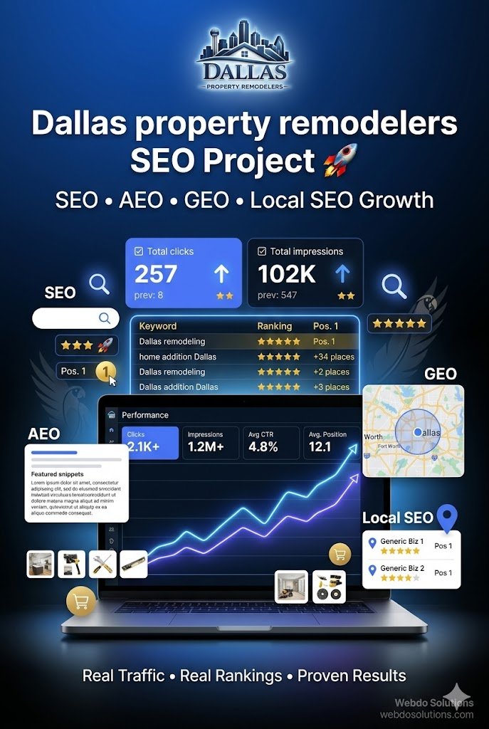 DFW Property Remodelers SEO Case Study