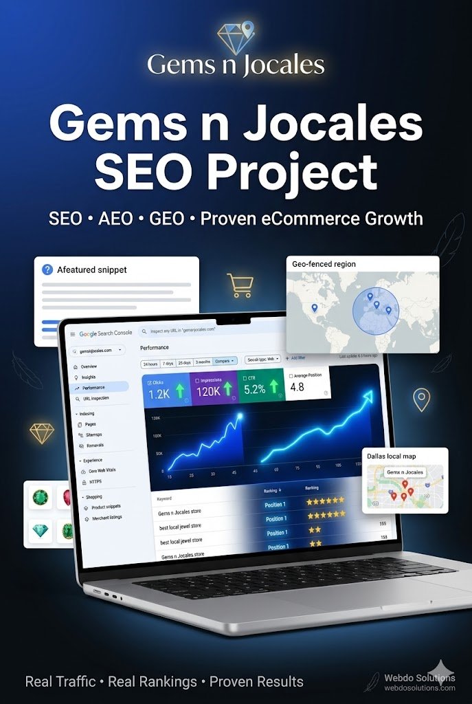 Gems n Jocales SEO Case Study