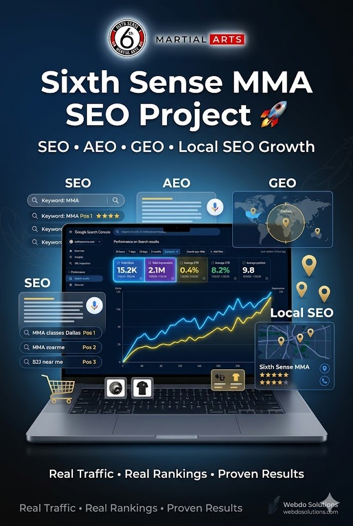 Sixth Sense MMA SEO Case Study