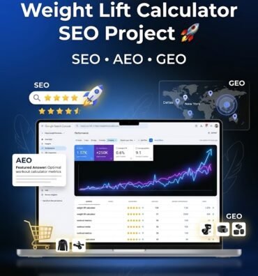 Weight Lift Calculator SEO Case Study