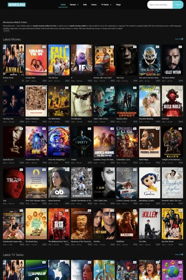 Movieslara entertainment website