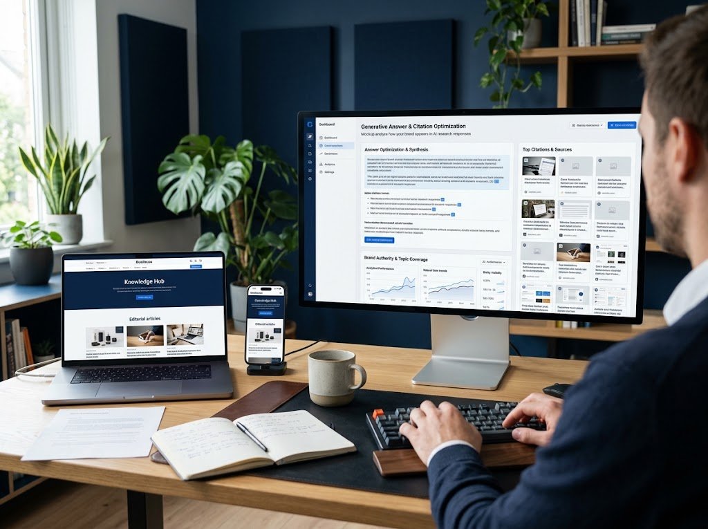 Generative engine optimization services