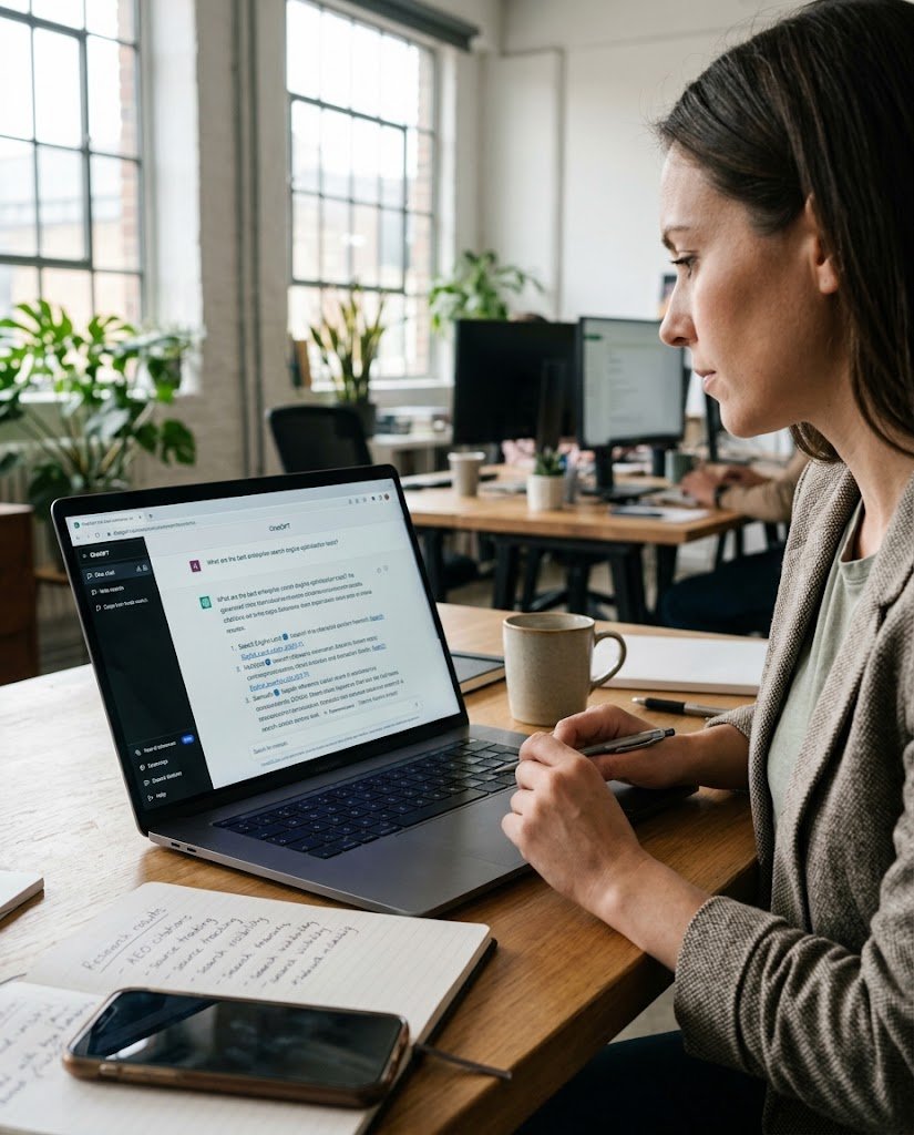 ChatGPT search visibility for a business